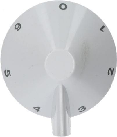 MANOPOLA TIPO REX BIANCA ø 38 mm