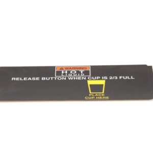 DECAL, CUP PLACEMENT FMD1(ORIG