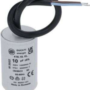 CONDENSATORE CON CAVO BIPOLARE 10 MF