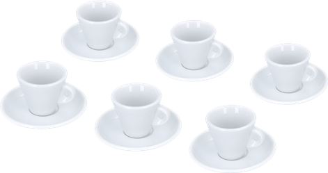 SET 6 TAZZINE CAFFÈ TRIESTE