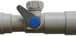 15mm Doppel-Rueckschlagv.mit Absperrhahn