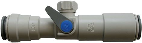 15mm Doppel-Rueckschlagv.mit Absperrhahn