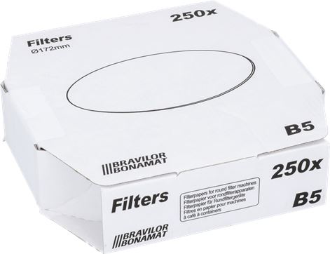 FILTRI CARTA B5 172 mm - 250 Pz