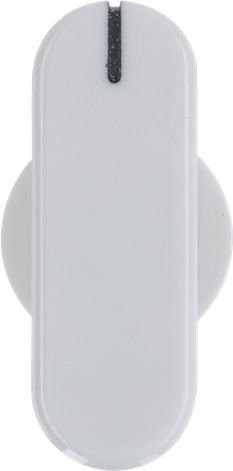 MANOPOLA TIPO SMALVIC BIANCA 44x23 mm