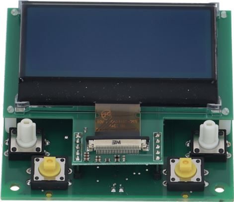 SCHEDA DISPLAY 230V 4 PULSANTI LOGO EURE