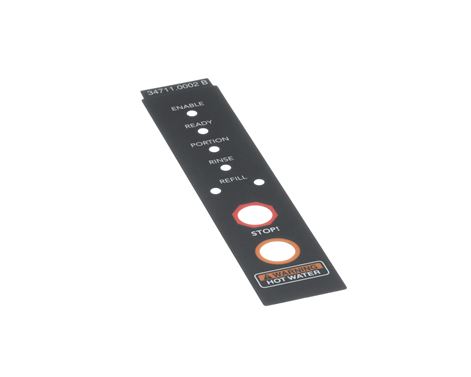 DECAL, WARNING LED DISPLAY