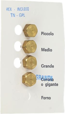 INIETTORI GPL 7MA REX KIT 4 PEZZI
