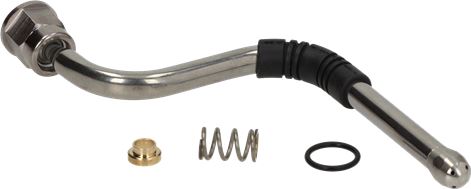 TUBO VAPORE COMPLETO INOX ø 10 mm