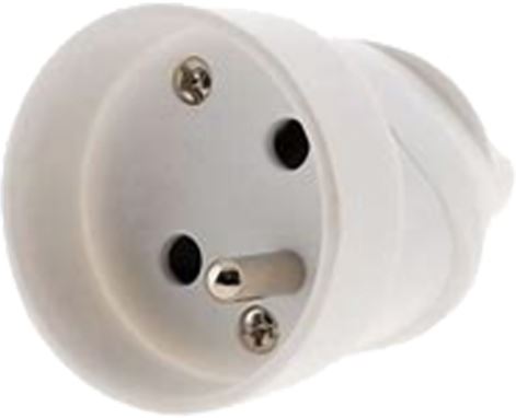 FICHE FEMELLE 10/16A 2 POLES + TERRE