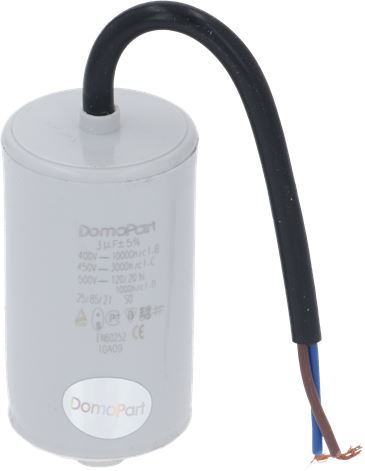 CONDENSATORE C/CAVO BIP. 3 MF 15 CM