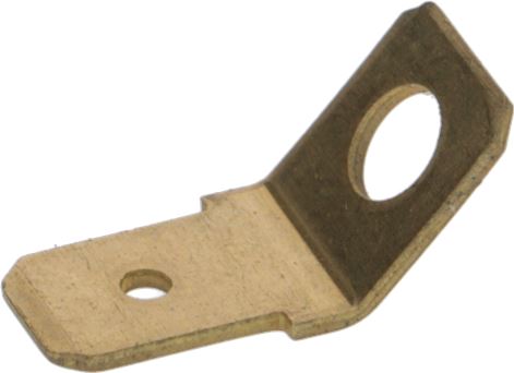 CONNETTORE INNESTO MASCHIO 6,3X0,8  45°