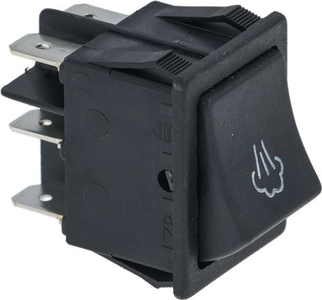 INTERRUTTORE BIPOLARE NERO GAGGIA 421944