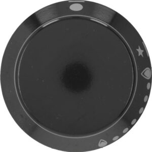 MANOPOLA TIPO SOVRANA NERA ø 36 mm