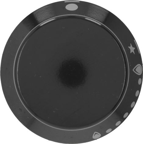 MANOPOLA TIPO SOVRANA NERA ø 36 mm
