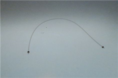 TUBO PTFE ø 2x4 mm - 500 mm CON BOCCOLE