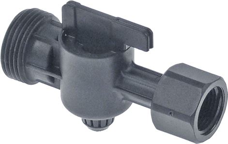 VALVOLA ARRESTO BRITA  3/8"F - 3/4"M