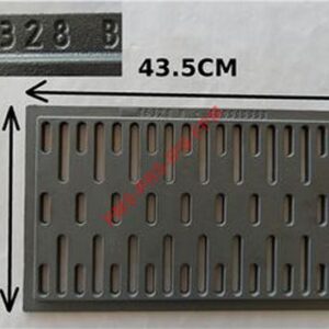 GRILLE CENTRAGE SOLE FONTE GRISE