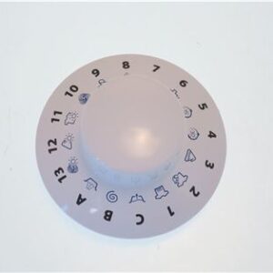 MANOPOLA TIMER WHITE PW ARM PRNE02
