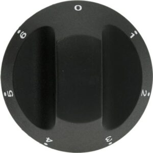 MANOPOLA NERA ø 66 mm 1-2-3-4-5-6