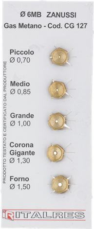 INIETTORI METANO 6MB ARISTON ZANUSSI