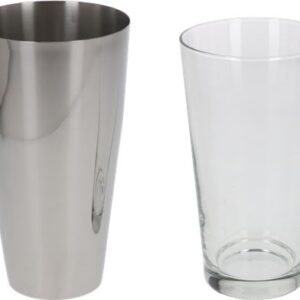 SHAKER ACCIAIO VETRO