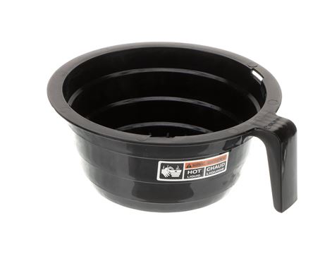 FUNNELW/DECALS-BLACK PLASTIC