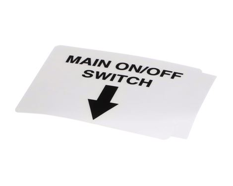 DECAL, MAIN ON/OFF ARROW