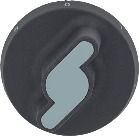 MANOPOLA NERA ø 73 mm 0-1-2-3-4-5-6
