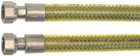 TUBO FLESSIBILE GAS ø 1/2"FF 1250 mm