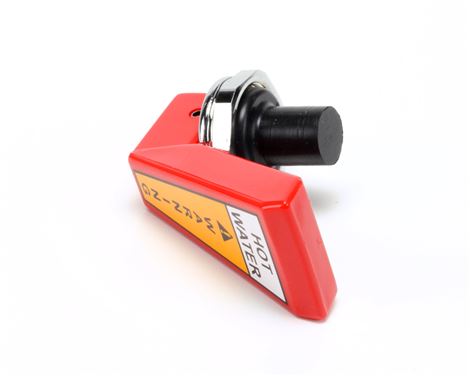FAUCET HANDLE/STEM ASSEMBLY-RED