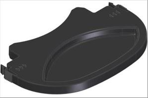 VASSOIO SOTTOBICCHIERI SOUL 2 - BLACK