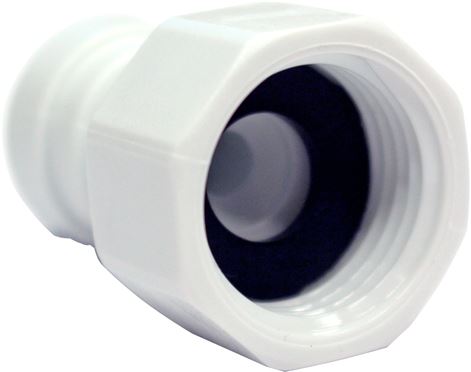 Aufschraubverb. 1/4" x 1/2" bsp flachd.