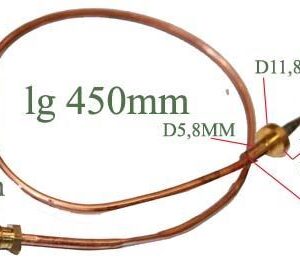 TERMOCOPPIA 450 mm  75X6728