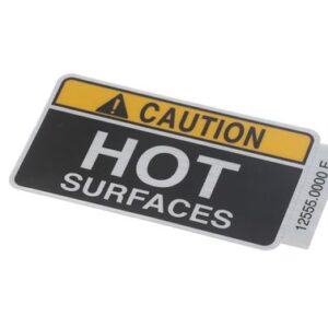DECAL CAUTION HOT SURFACES