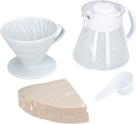 KIT CARAFFA A SERVIRE HARIO 600 ml