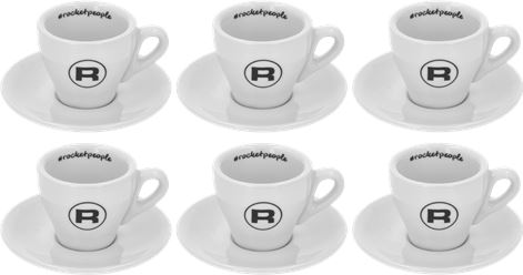 TAZZE ESPRESSO HASHTAG BIANCO 6 PZ.