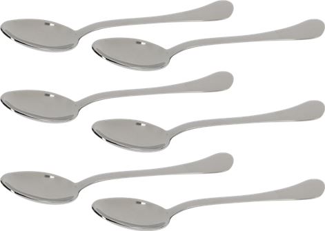 CONFEZIONE 6 CUCCHIAINI INOX CAPPUCCINO