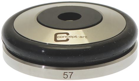BASE PRESSINO M8 KNOCK INOX ø 57 mm