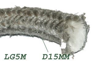 TRESSE GRIS D 15 5 M