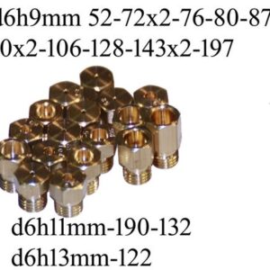 UGELLI SET METANO GPL INDESIT C00254296