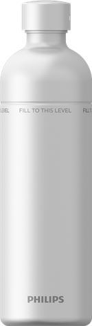 BOTTIGLIA 1L PER GASATORE PHILIPS INOX