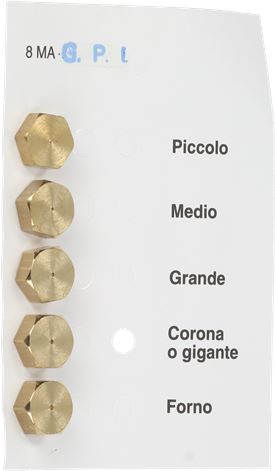 INIETTORI GPL 8MA UNIVERSALE KIT 5 PZ