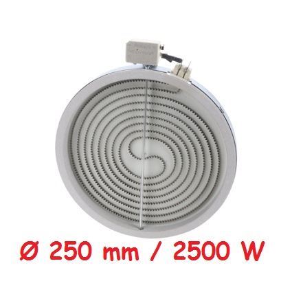 PIASTRA 2500W Ø 250 mm