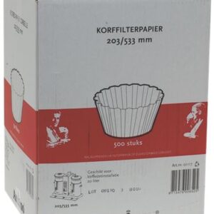 FILTRO CARTA A CESTO ø 203/533 mm 500pz