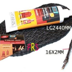 TRESSE PLATE D15 X L2.5+COLLE A FEU