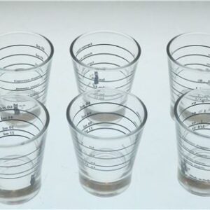set 6 pz caffeino graduato