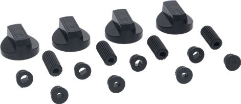 KIT 4 MANOPOLE GAS NERA