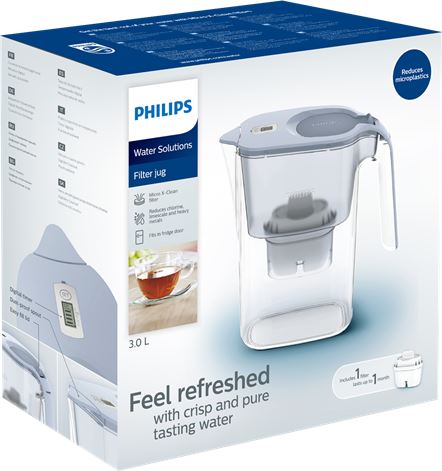 CARAFFA FILTRANTE CON TIMER 3L PHILIPS