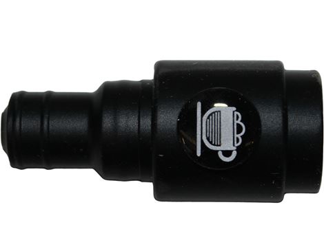 MANIGLIA TUBO VAPORE NPR/H NERO