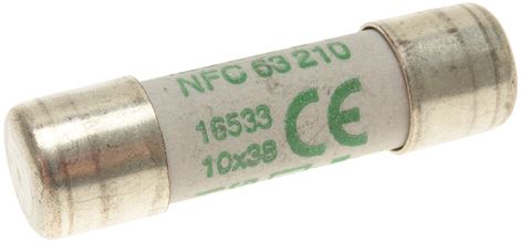 FUSIBILE RITARDATO ø 10x38 mm - 10 PZ